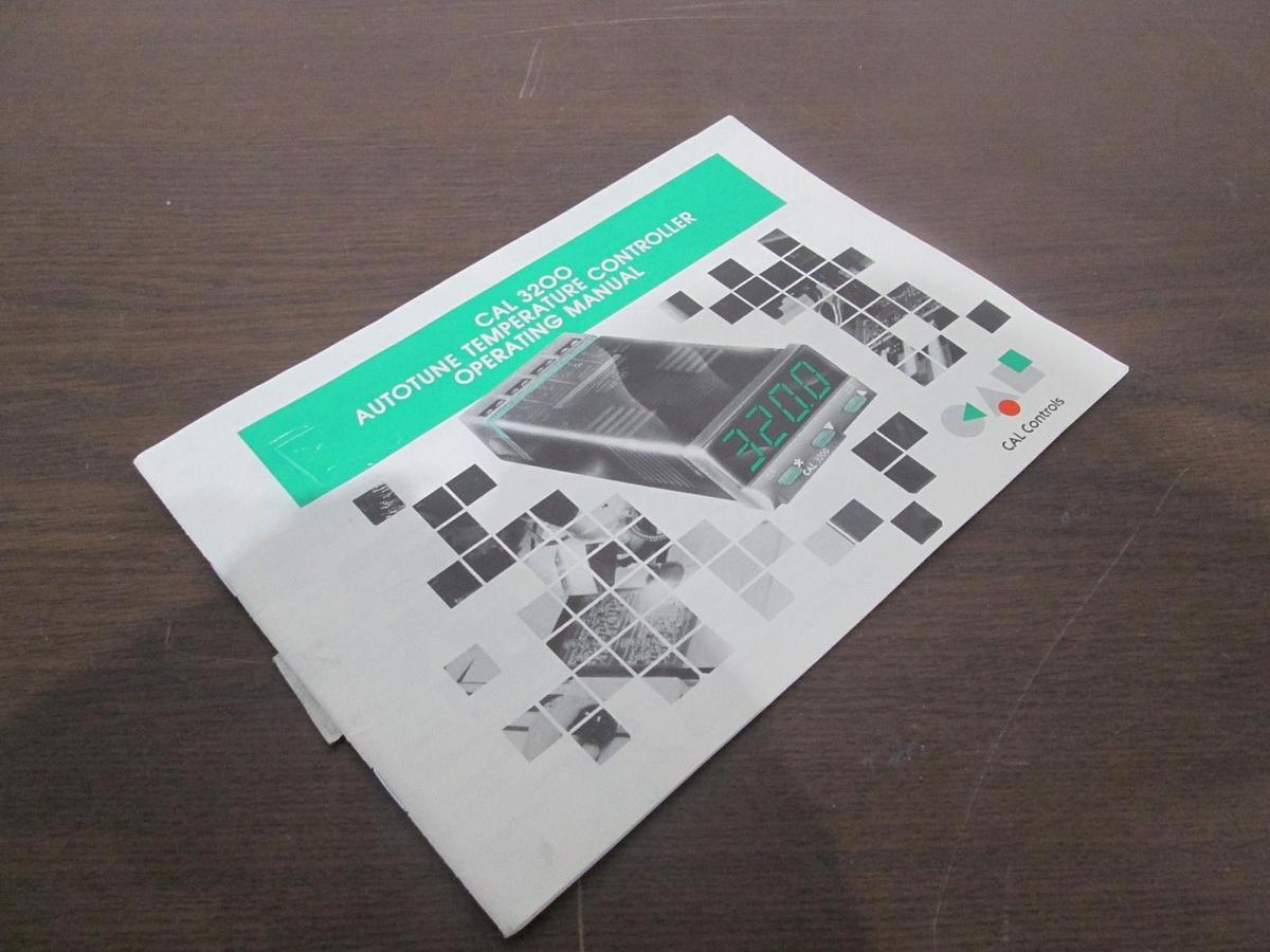 Used CAL Controls, CAL 3200, Autotune Temperature Controller, Operating Manual, Used