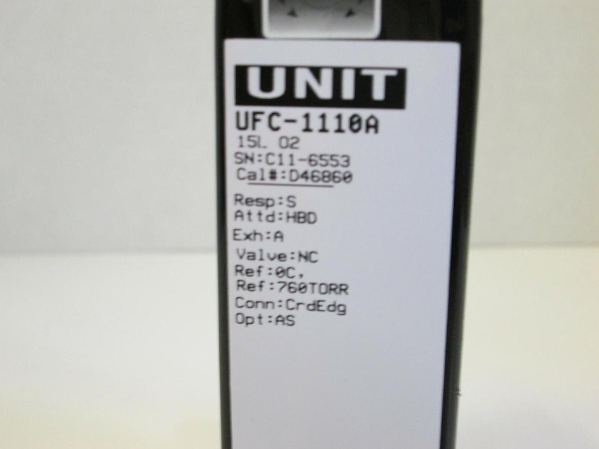 Used Unit UFC-1110A Mass Flow Controller MFC, O2, 15L, 1/4" Male