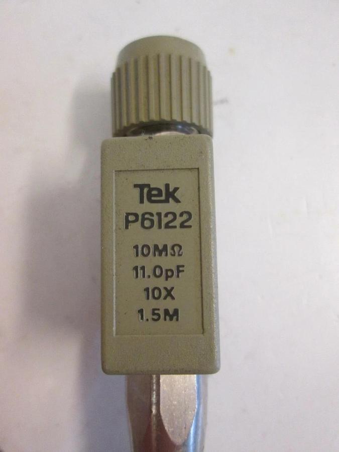 Used Tek P6122 Passive Probe, 10M, 11.0pF, 10X, 1.5M, Used