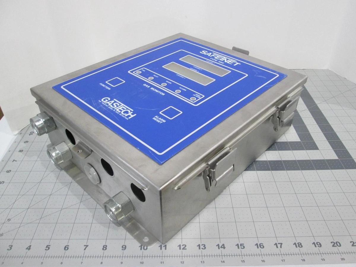 Used GasTech, Type 400, SafeTnet Gas Monitor, 115/230VAC, 50/60Hz, Used