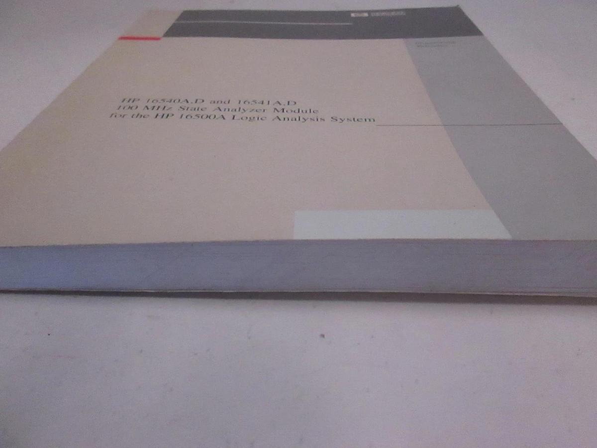 Used HP 16540A,D/16541A,D 100MHz State Analyzer Module for 16500 Logic Analysis, Used