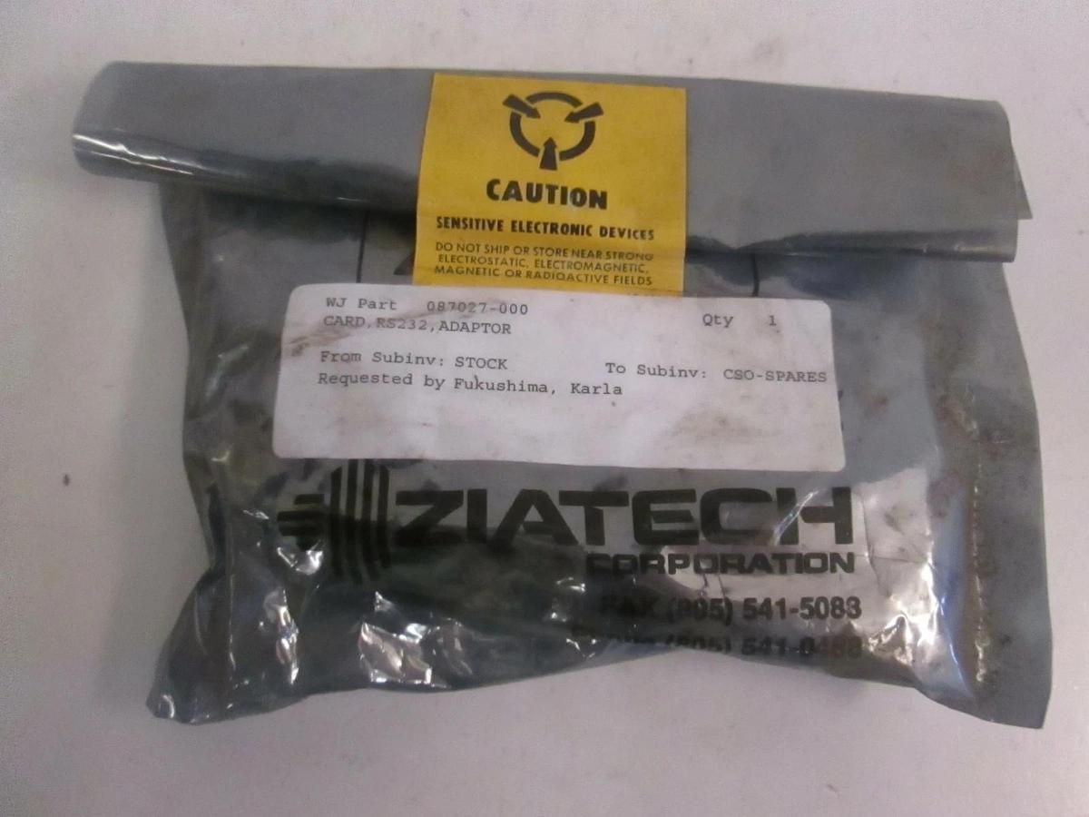 Watkins Johnson 087027-000 Card Adaptor Board, PCB, New