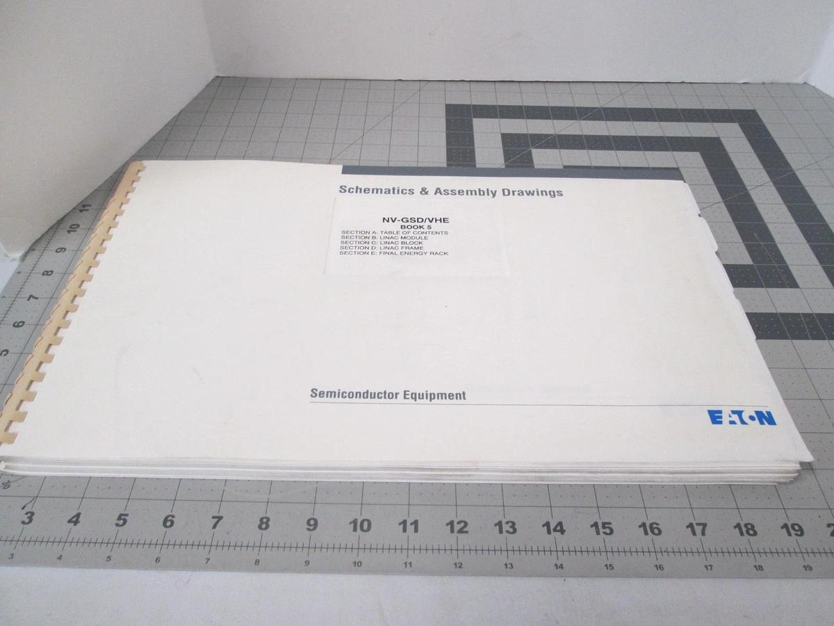 Used Eaton, NV-GSD/VHE, Book 5, Schematics and Assembly Drawings, Used