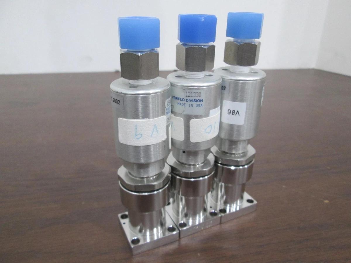 Used Parker Veriflo, SM930LPNCS102VESP, High Purity Valve, Used, Lot of 3