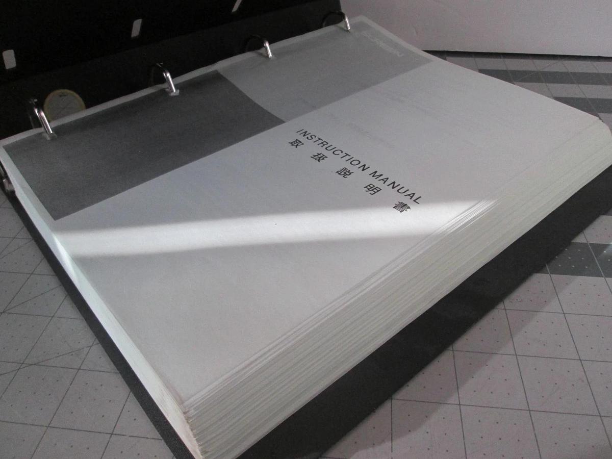 Used Screen, WS-W625, Instruction Manual, Used