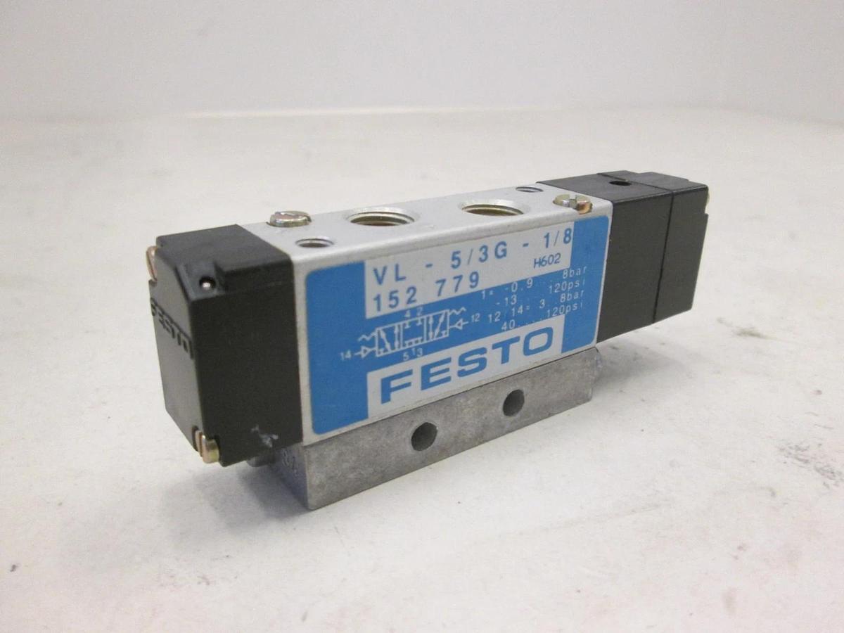Used Festo, Solenoid Valve, VL-5/3G-1/8, Used