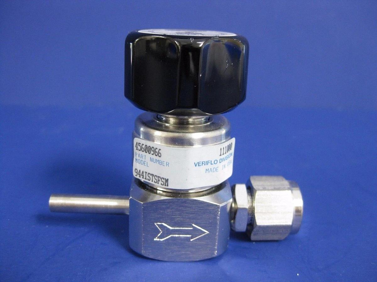 Used Parker Veriflo 944I High Pressure Diaphragm Valve 944ISTSFSM, Indicating Handle