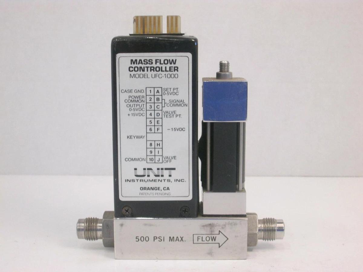 Used Unit UFC-1000, MFC, Mass Flow Controller, CHF3, 50 SCCM, Used