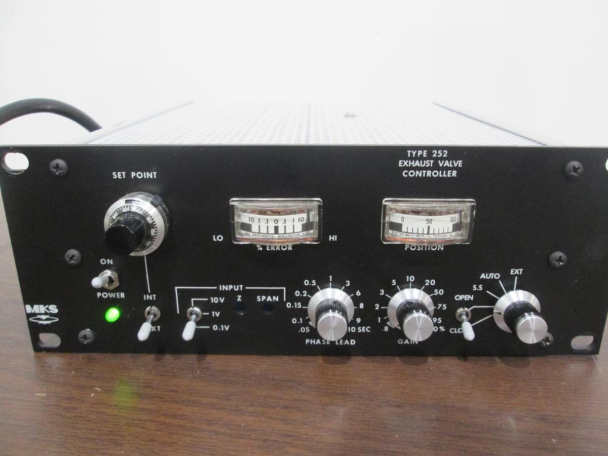 Used MKS, Type 252, 252C-1-VPO, Exhaust Valve Controller, Used