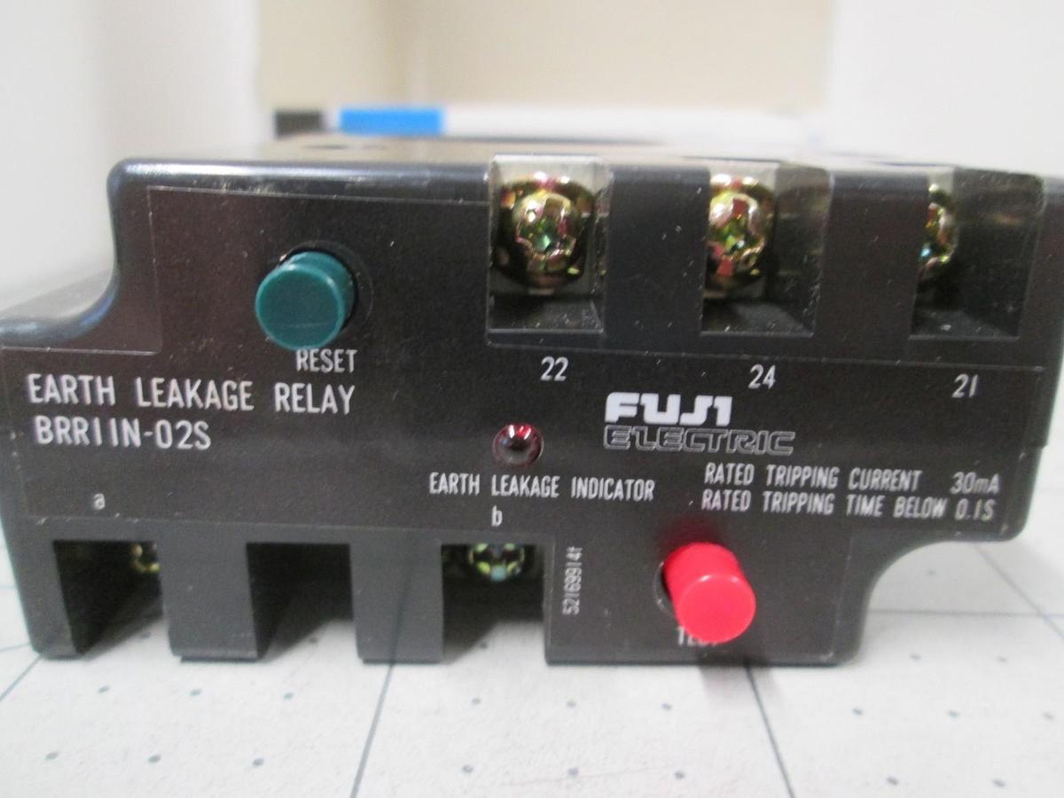 Fuji Electric, BBR11N-02S, Earth Leakage Relay, AC200/220V, 30mA, New