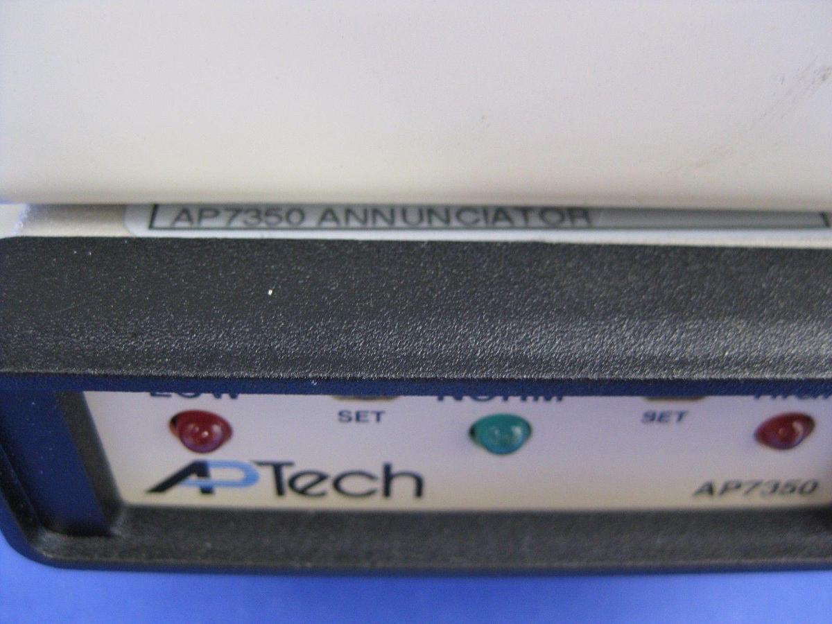 Used Aptech AP7350 Annunciator, Lot of 2 used on ICCI Bruce Furnace Flow Switch