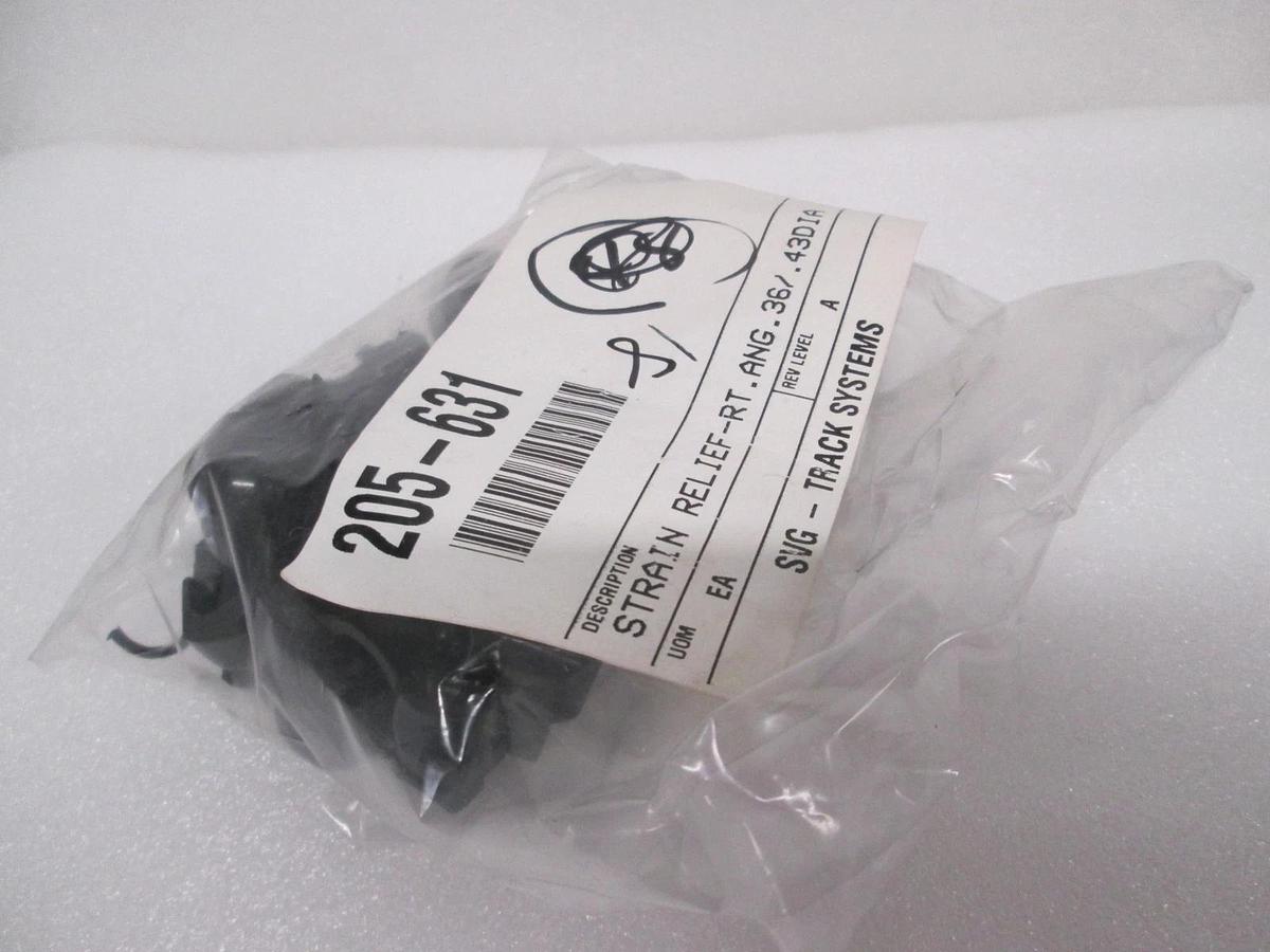 Strain Relief-RT.ANG.36/.43DIA, 205-631, New, Lot of 18