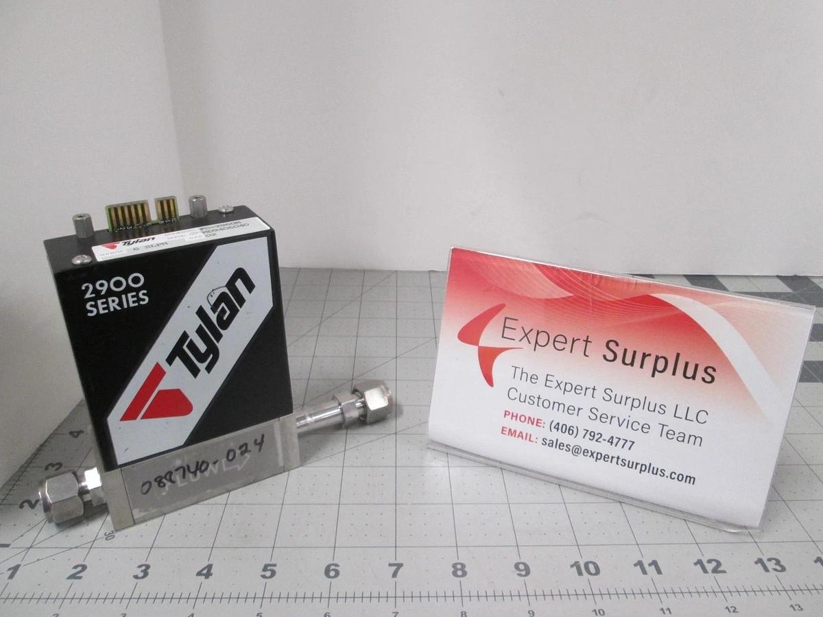 Used Tylan, FC-2960M, 6 SLPM, O2, Mass Flow Controller, New