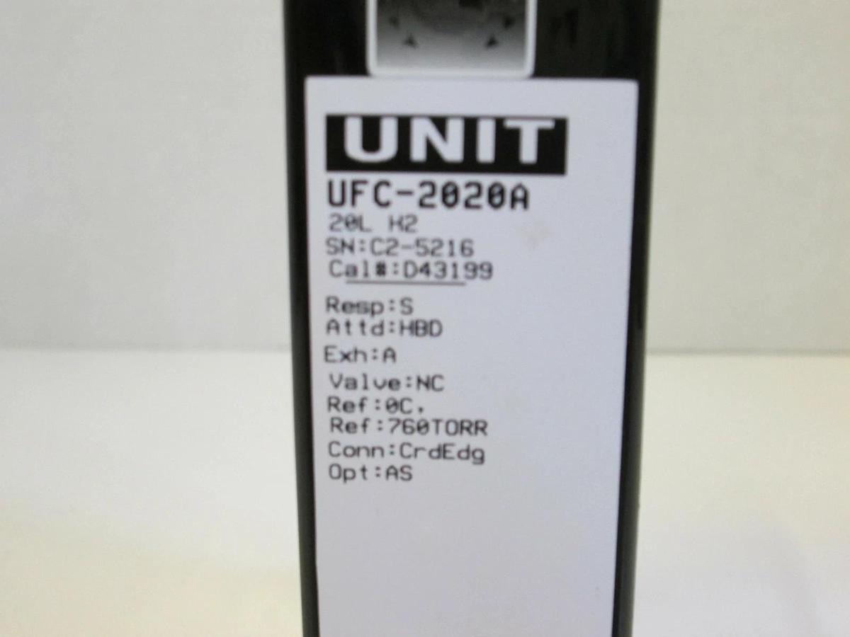 Used Unit UFC-2020A Mass Flow Controller MFC, H2, 20 L, Male
