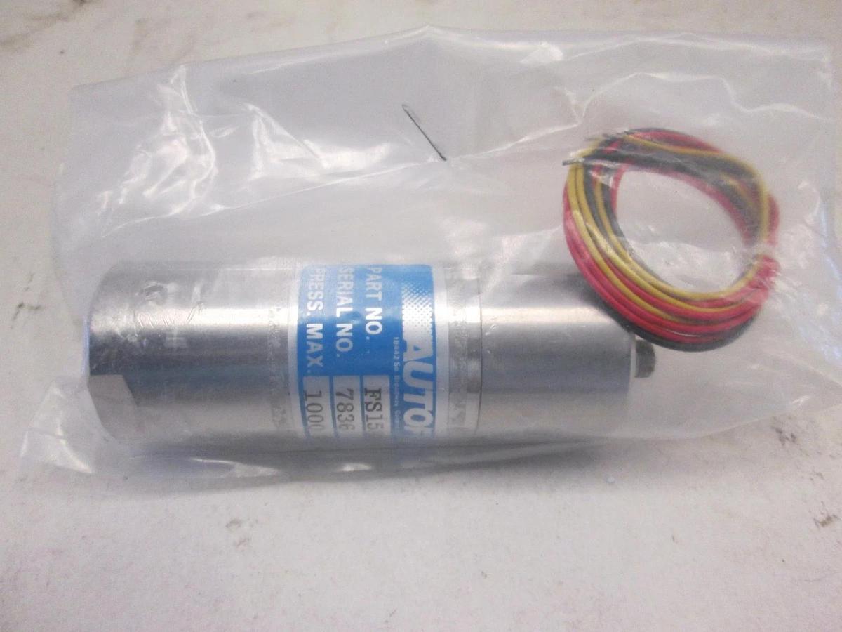 Autoflow FS1582CB-5 Flow Switch for High Flow Liquid, Buna-N Seal, New