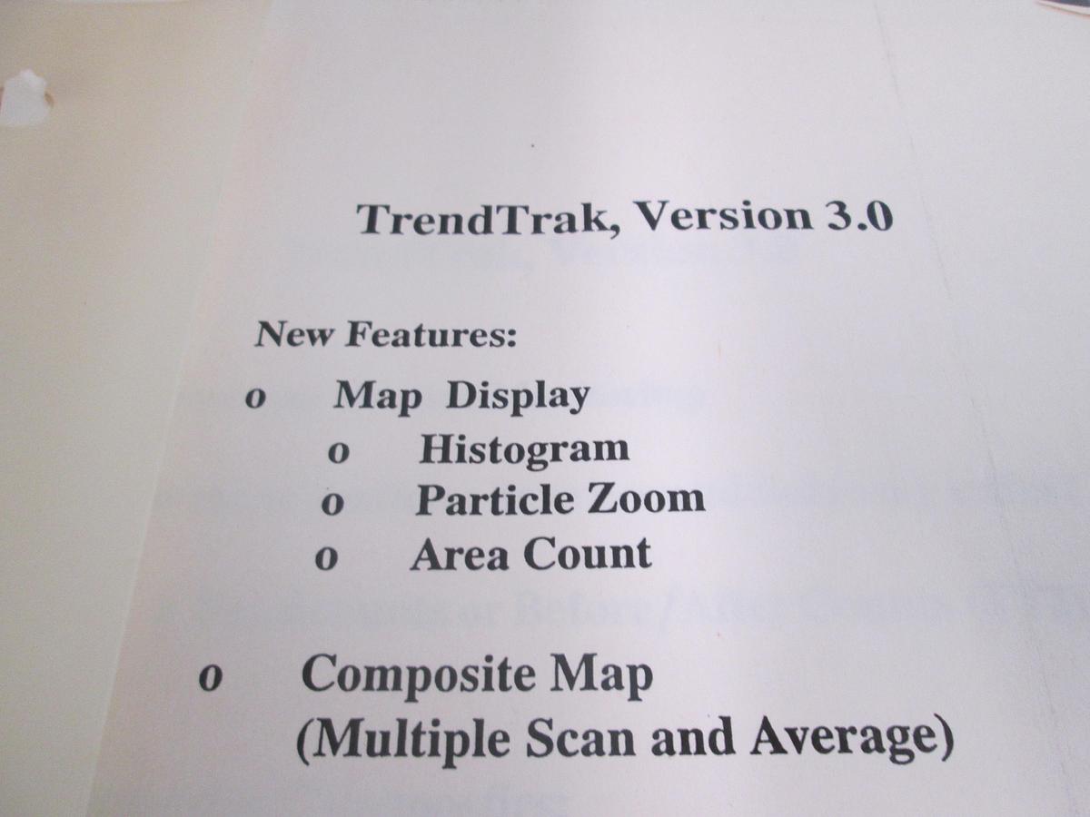 Used Tencore, TrendTrak, Verision 3.0, User's Guide, Used