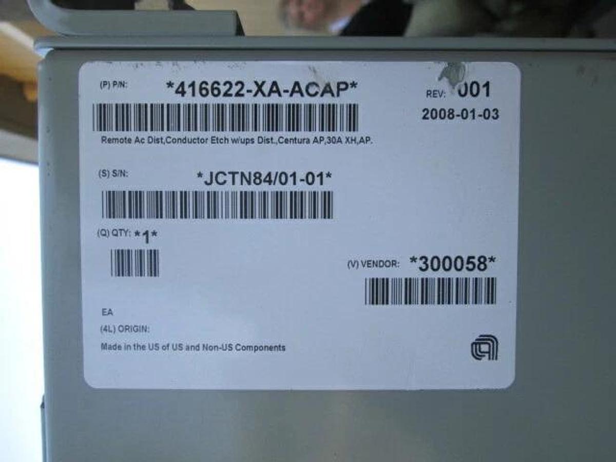 Used Power Box for an Applied Materials Etch System, Complete Assy, Used 0180-03875