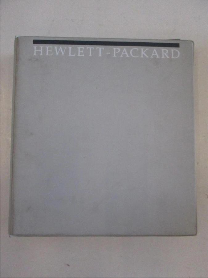 Used HP 3563A Control Systems Analyzer, Programming Manual, Used