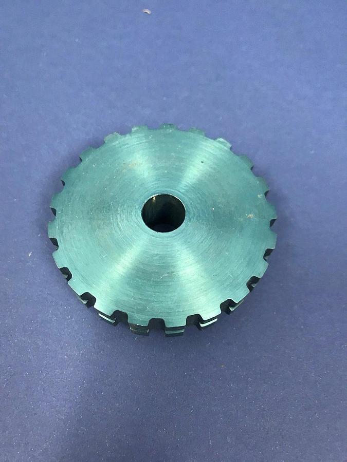 Used WM Berg 37TP112-21, Aluminum Timing Pulley, 1/4" ID, 21 Tooth, Lot of 4
