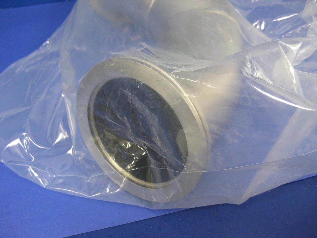 Stainless Steel Double Elbow Vacuum Pipe 45°/45°, ISO-100