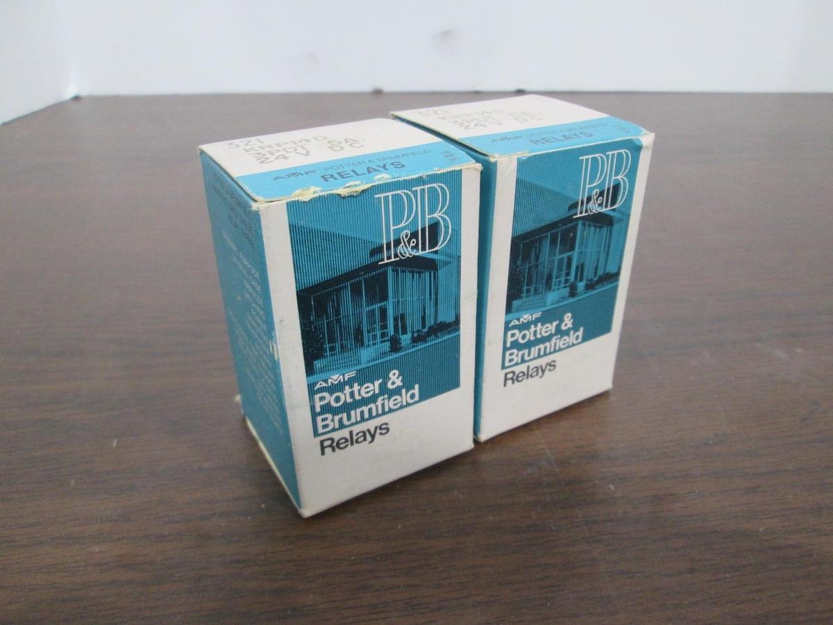 Potter & Brumfield, KRP14D, Relay, 24V, 5A, New, Lot of 2