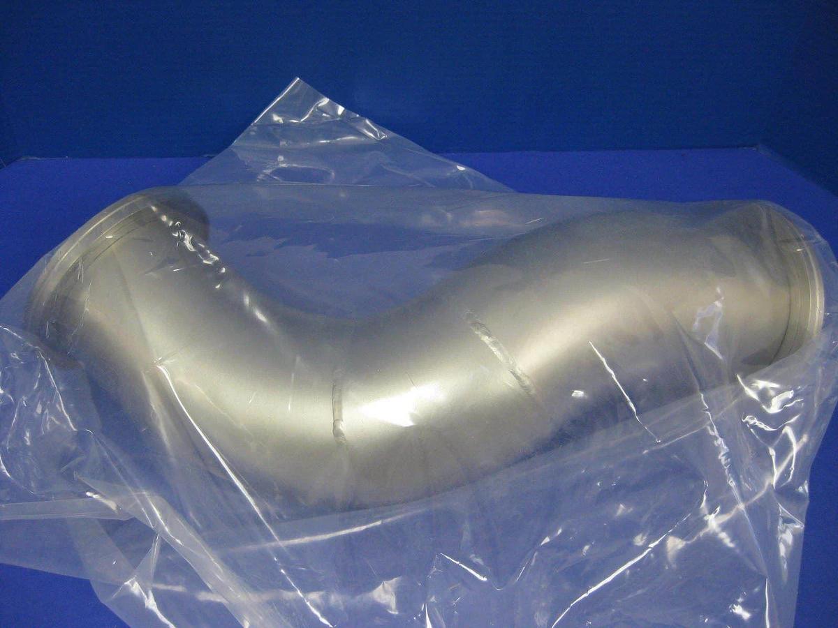 Stainless Steel Double Elbow Vacuum Pipe 45°/45°, ISO-100