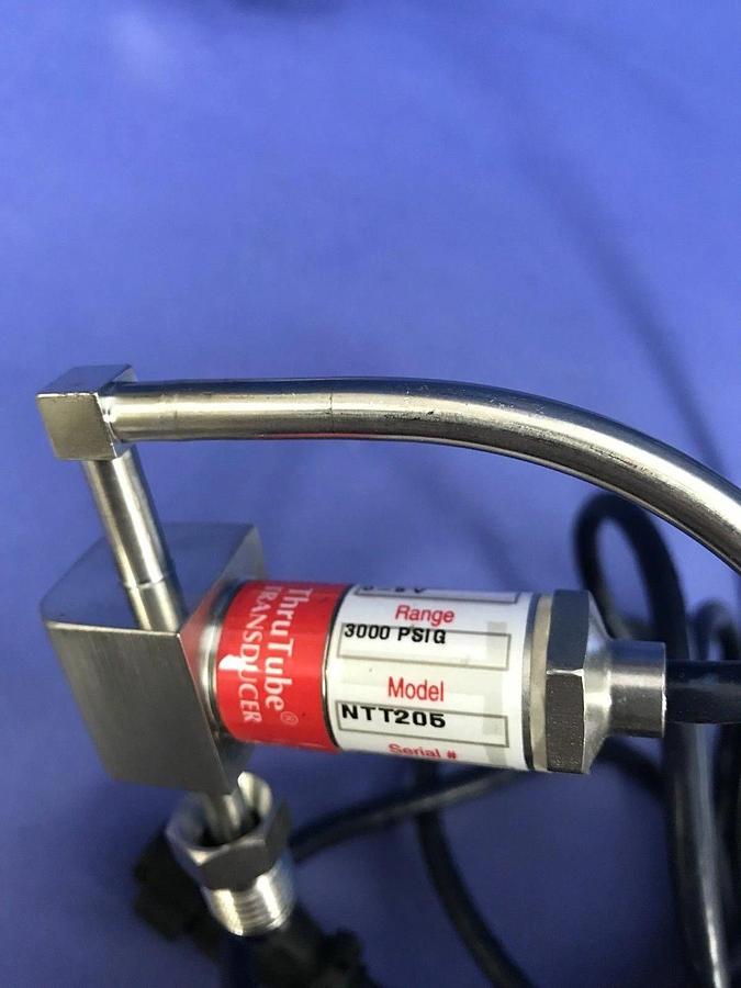 Used Cylinder Lead Pigtail for H.P. Gas Panel w/ CGA 632-642 & NTT205 Transducer