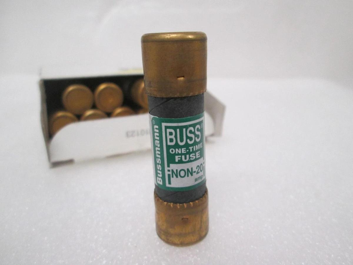 Buss, Non-20, One Time Fuse, New, Lot of 10
