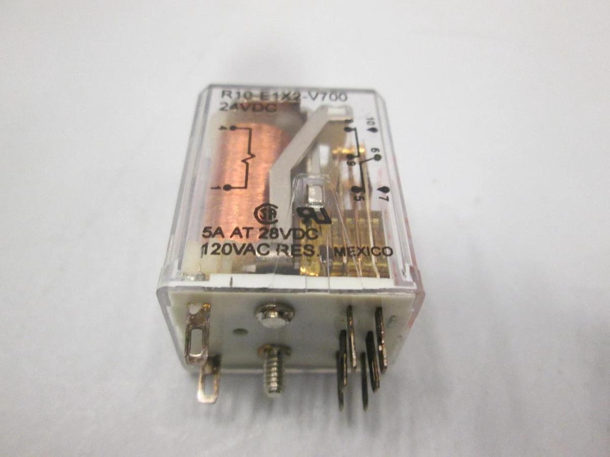 Used Potter & Brumfield, R10-E1X2-V700, 24VDC Relay, Used