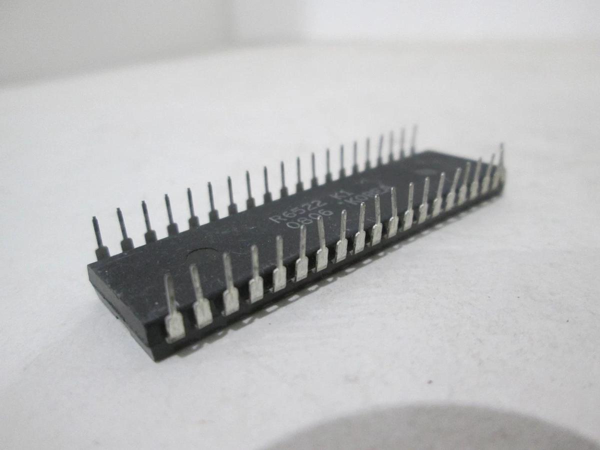 Used Rockwell, R6522, Integrated Circuit, Used