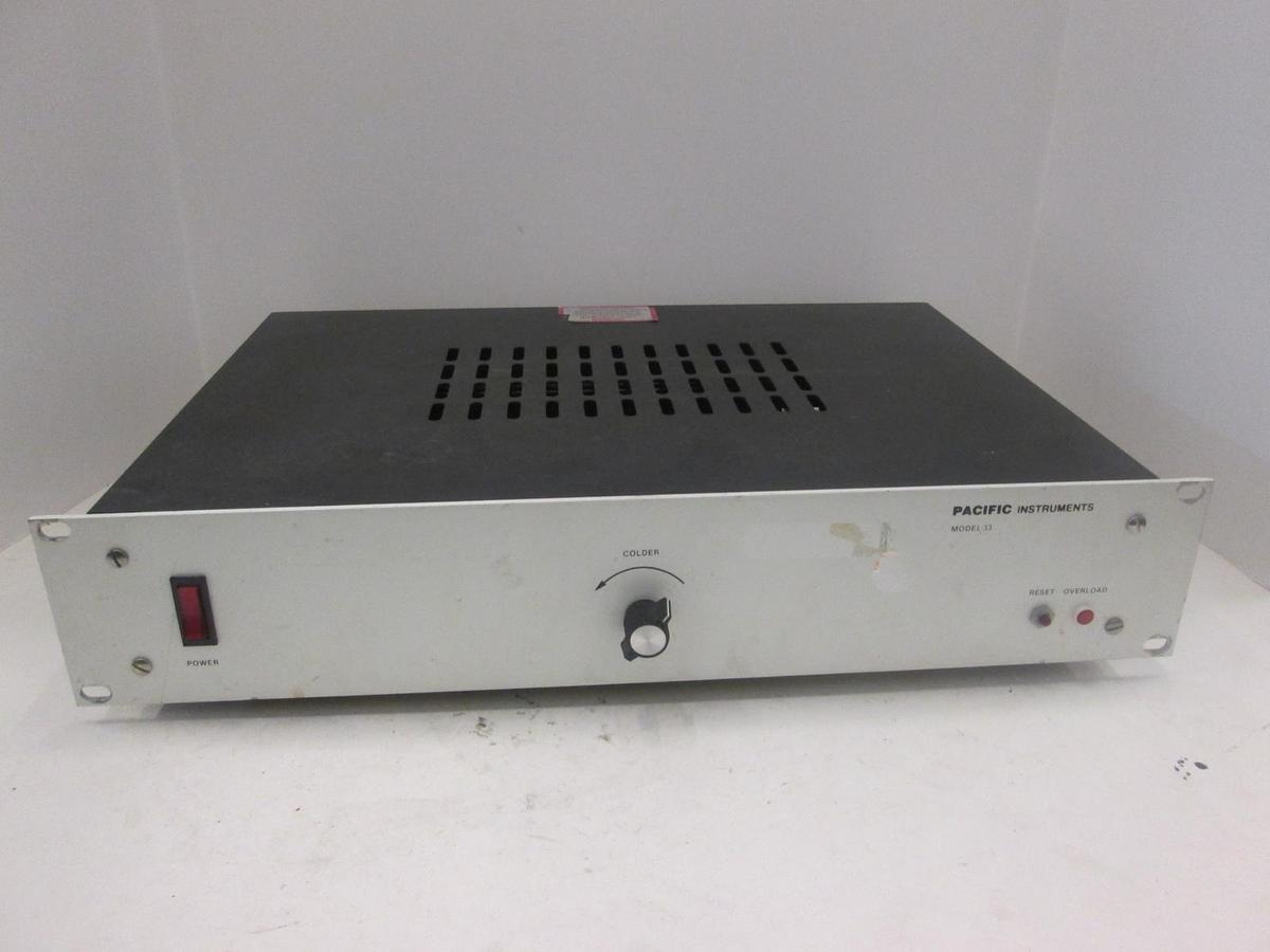 Used Pacific Instruments, Model 33, Power Supply/ Temperature Controller, Used