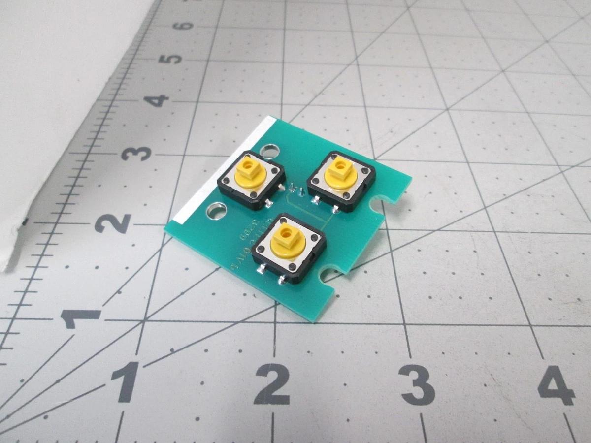 Watkins Johnson, Teltec, 918484-001, Push Button PCB Assy, New