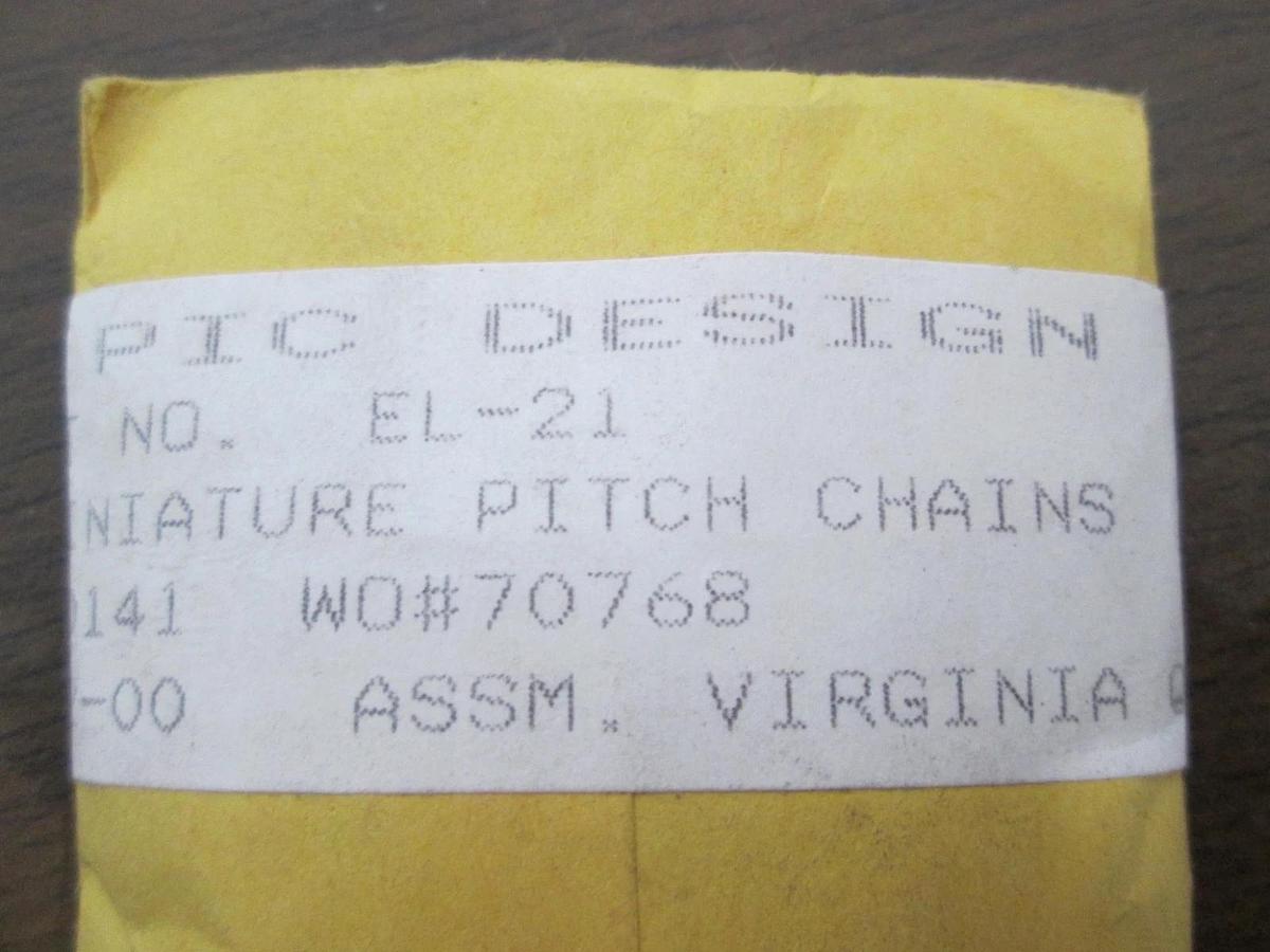 Pic Design, Model EL-21, 31" Miniature Pitch Chain, New