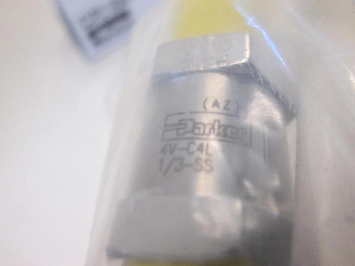 Parker, INI-205, C-Series Check Valve, 4V-C4L-1/3-SS, New