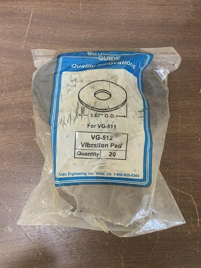 Valu VG-512 Vibration Pad for VG-511, 3.67" OD, Lot of 11 New in Open Package