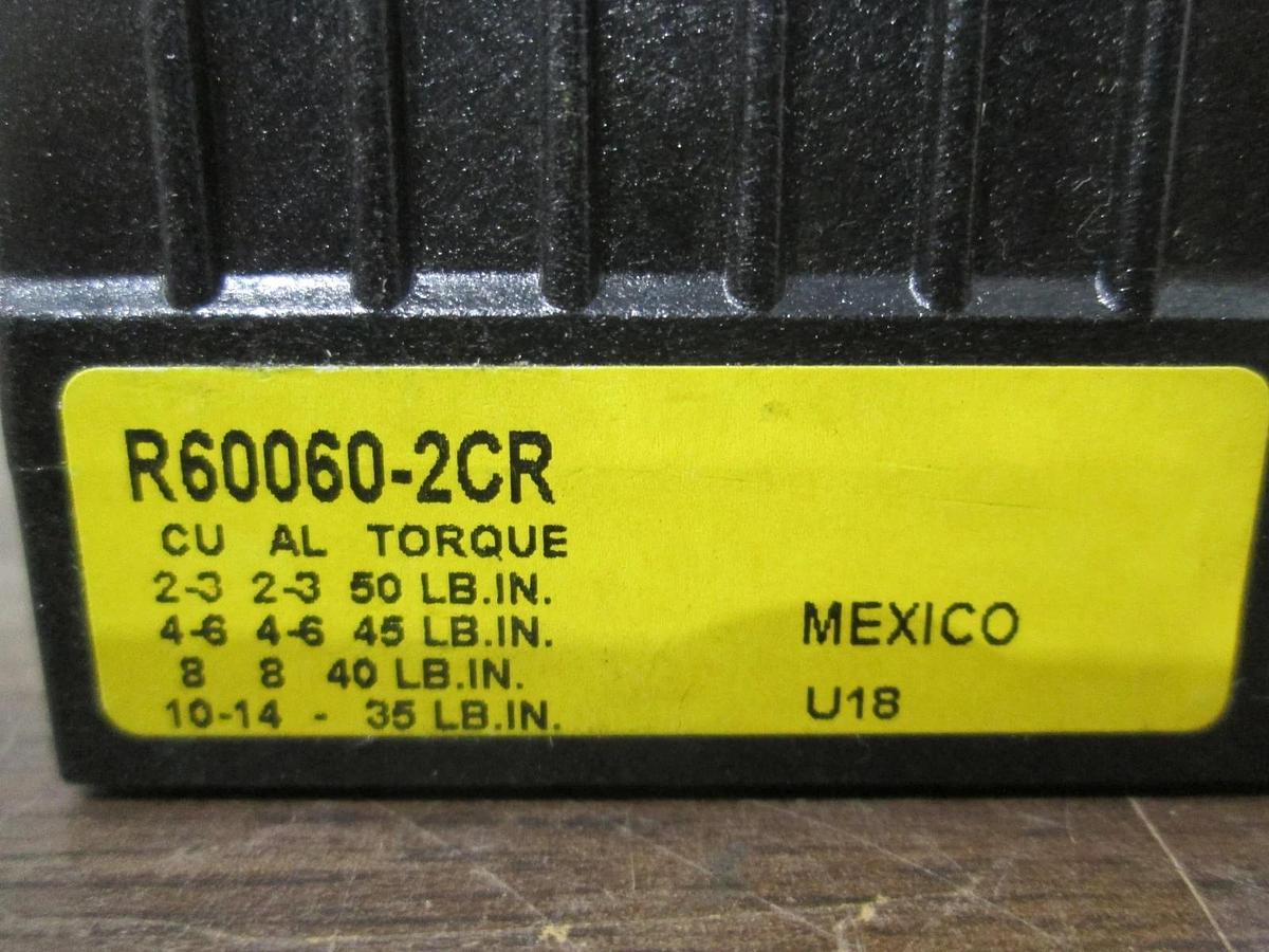 Used Buss, R60060-2CR, Fuseholder, 600V, 60A, Used, Lot of 5
