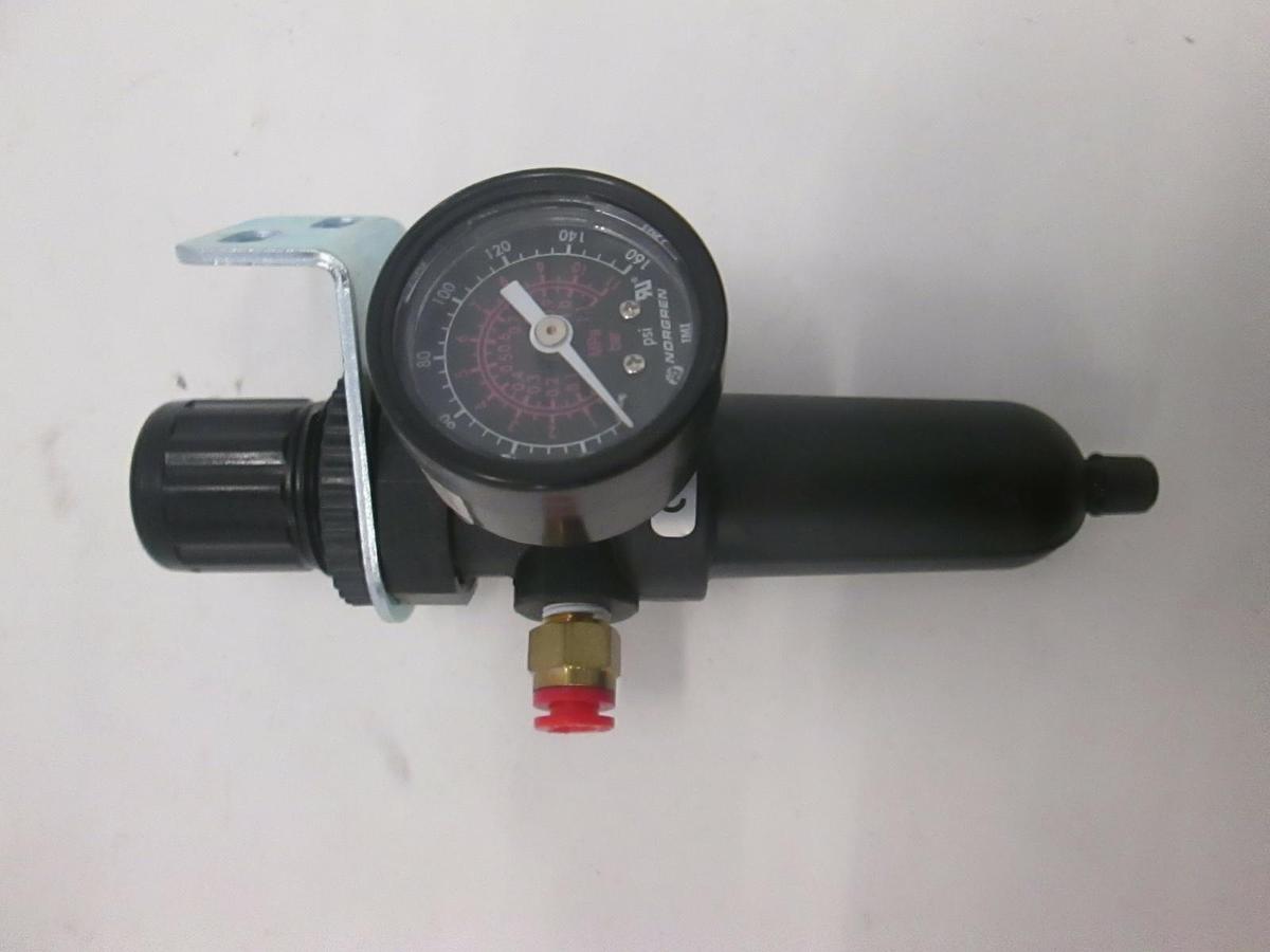 Used Norgren, Air Regulator Assy w/ Gauge, Model B07-134-A1KA, Used