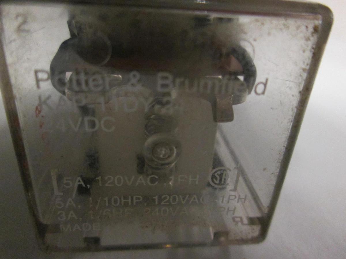 Used Potter & Brumfield, KAP-11DY-24, 24VDC Relay, Used
