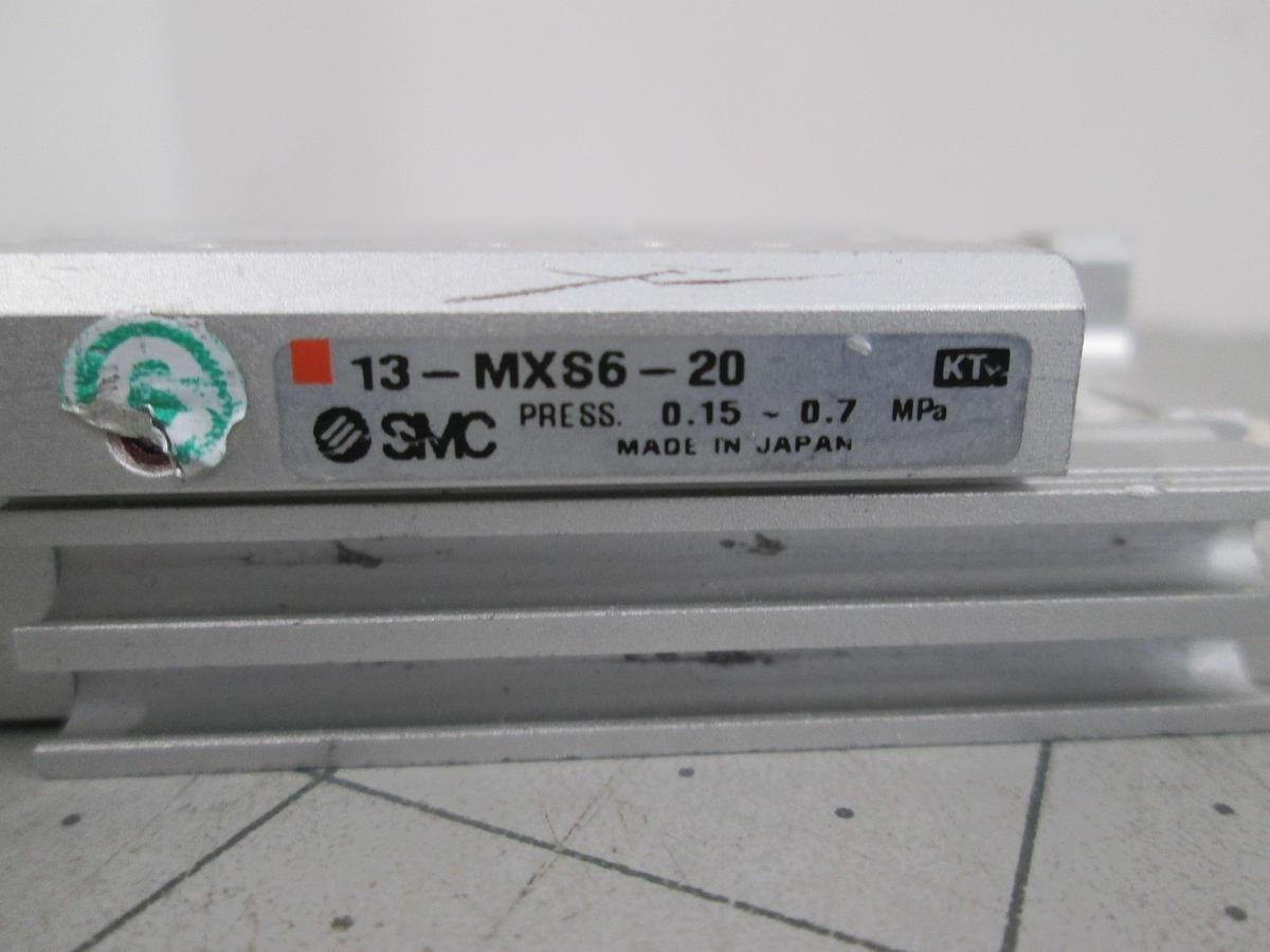 Used SMC, 13-MXS6-20, Clean Room Air Slide Table 6MM Bore 20MM Stroke Use