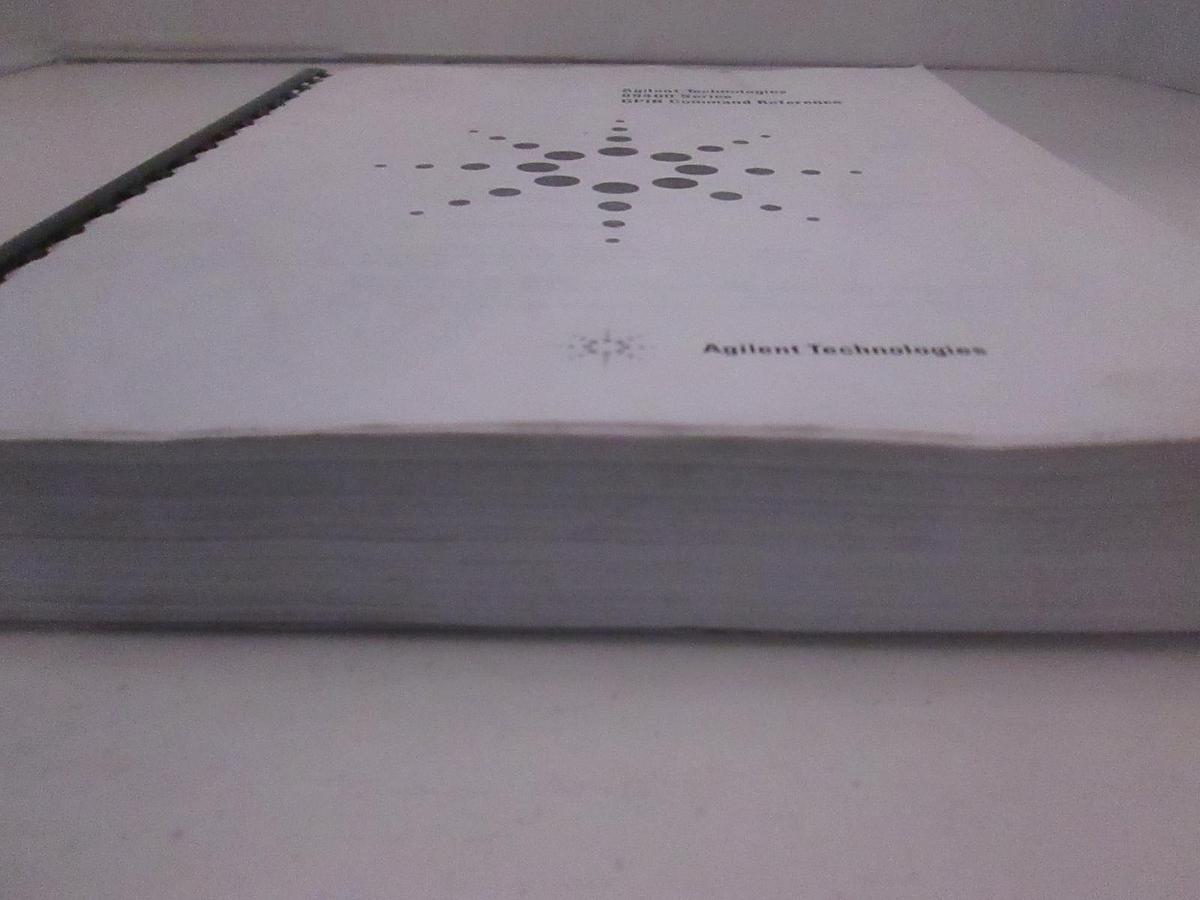 Used Agilent 89400 Series GPIB Command Reference, Used
