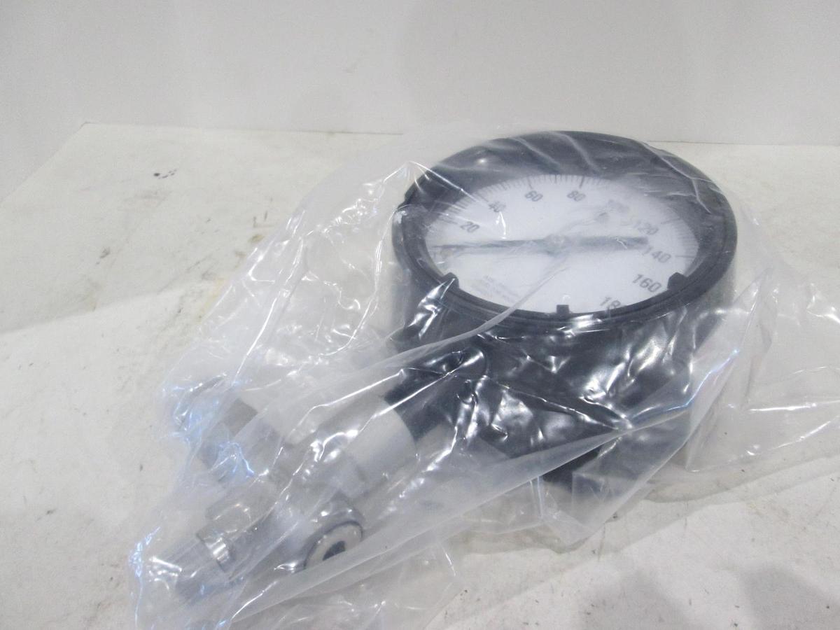 Ashcroft, Duragauge, 4-1/2", 0-200 PSI, Silicone Fill, New