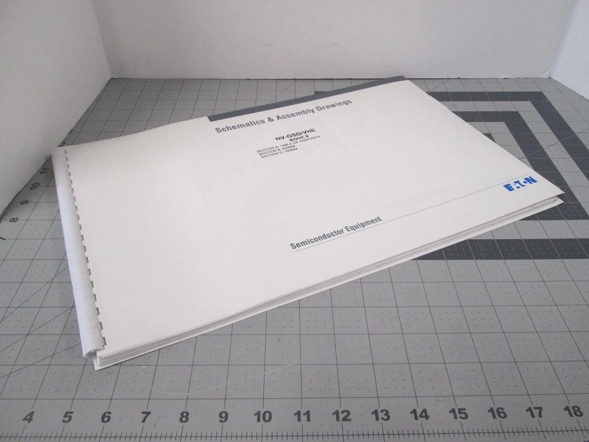 Used Eaton, NV-GSD/VHE, Book 9, Schematics and Assembly Drawings, Used