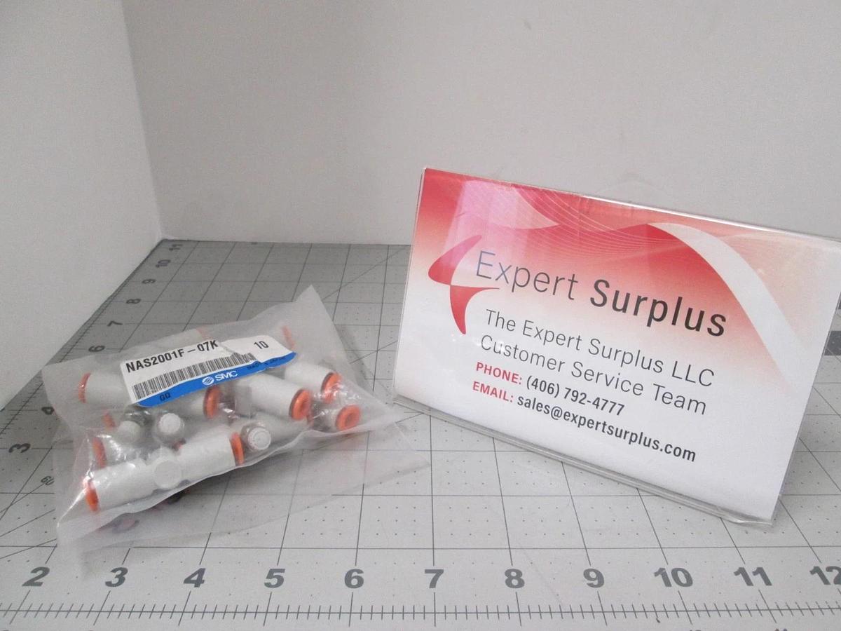 SMC, NAS2001F-07K, Flow Control Valve, New, Lot of 10