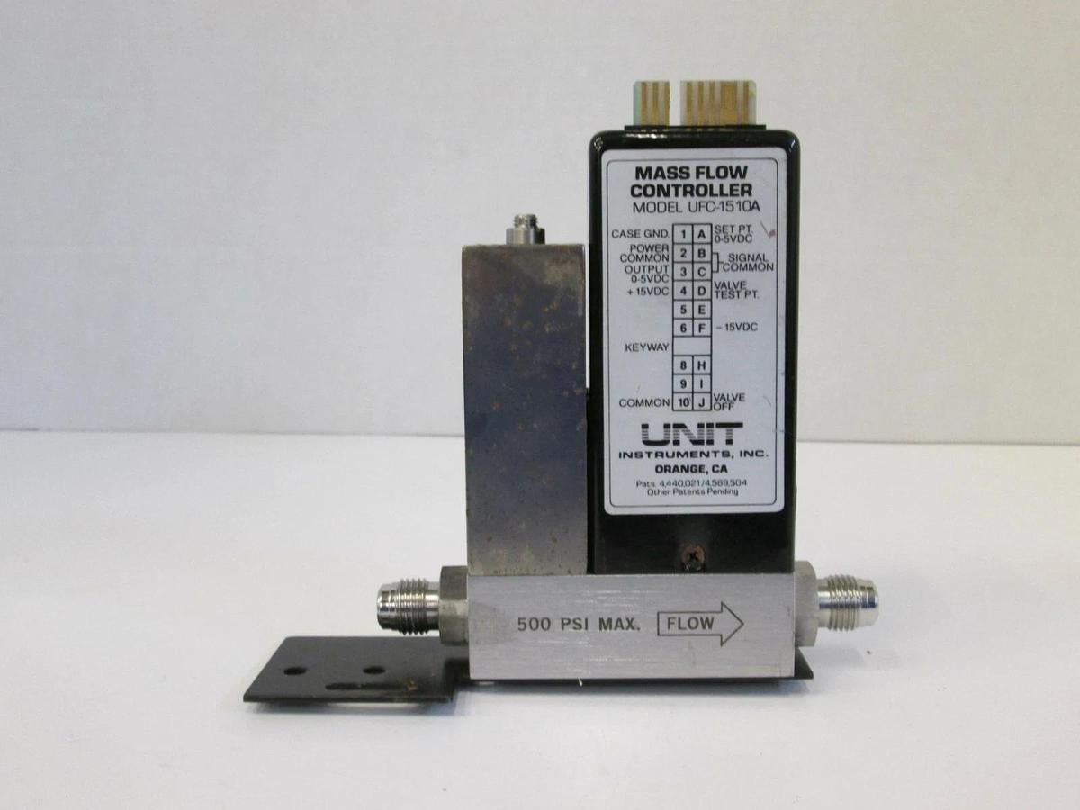 Used Unit UFC-1510A Mass Flow Controller MFC, AR, 15 SLM, 1/4" Male