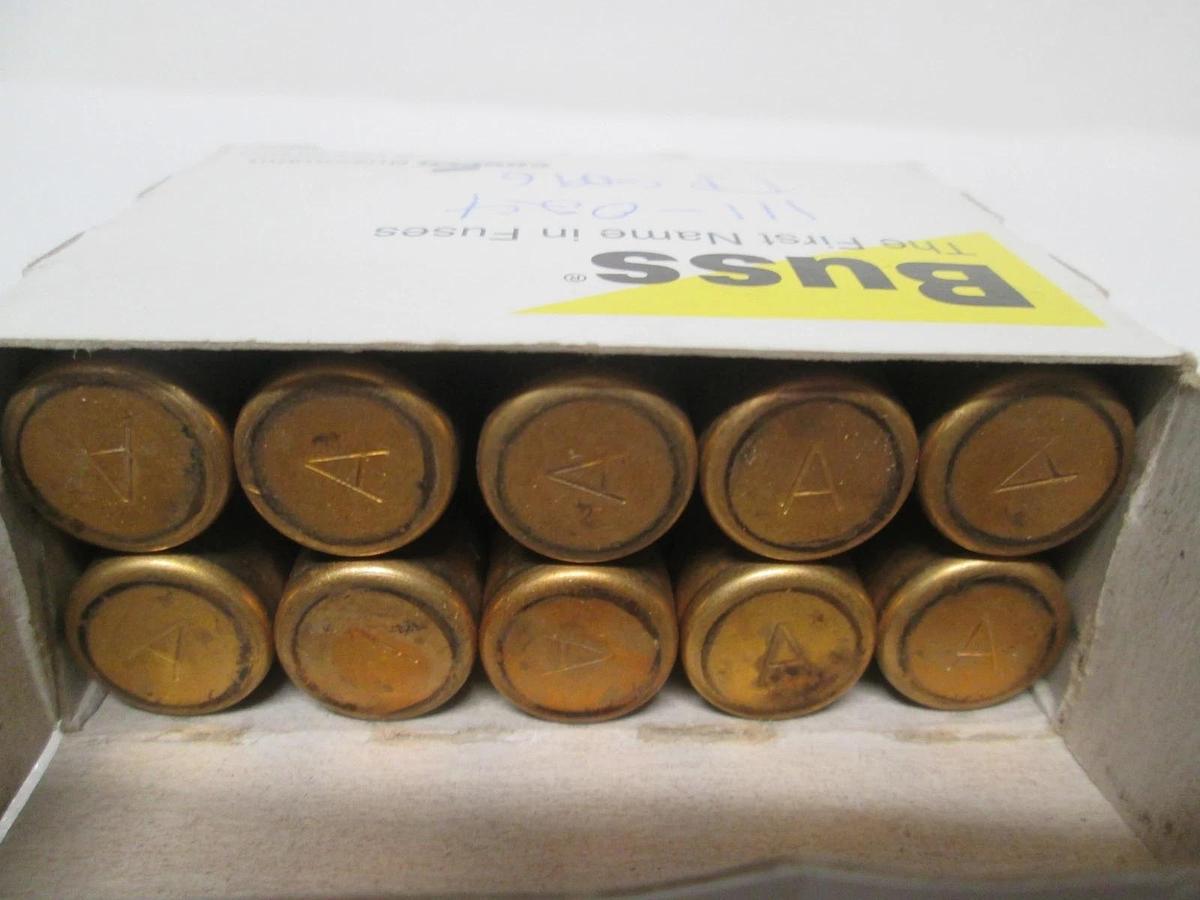 Buss, Non-20, One Time Fuse, New, Lot of 10