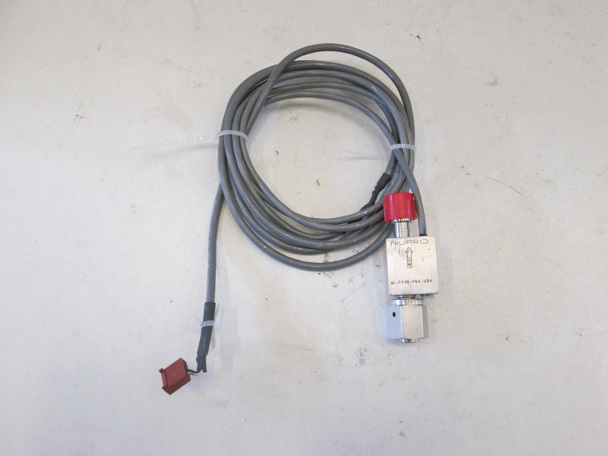 Used Nupro, 6L-FV4B-FR4-VR4, Vertical Flow Sensor, Used