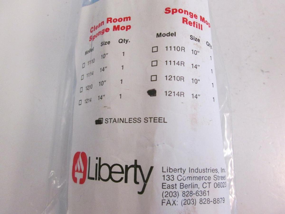 Used Liberty Sponge Mop Refill, 1214R, 14", NIP