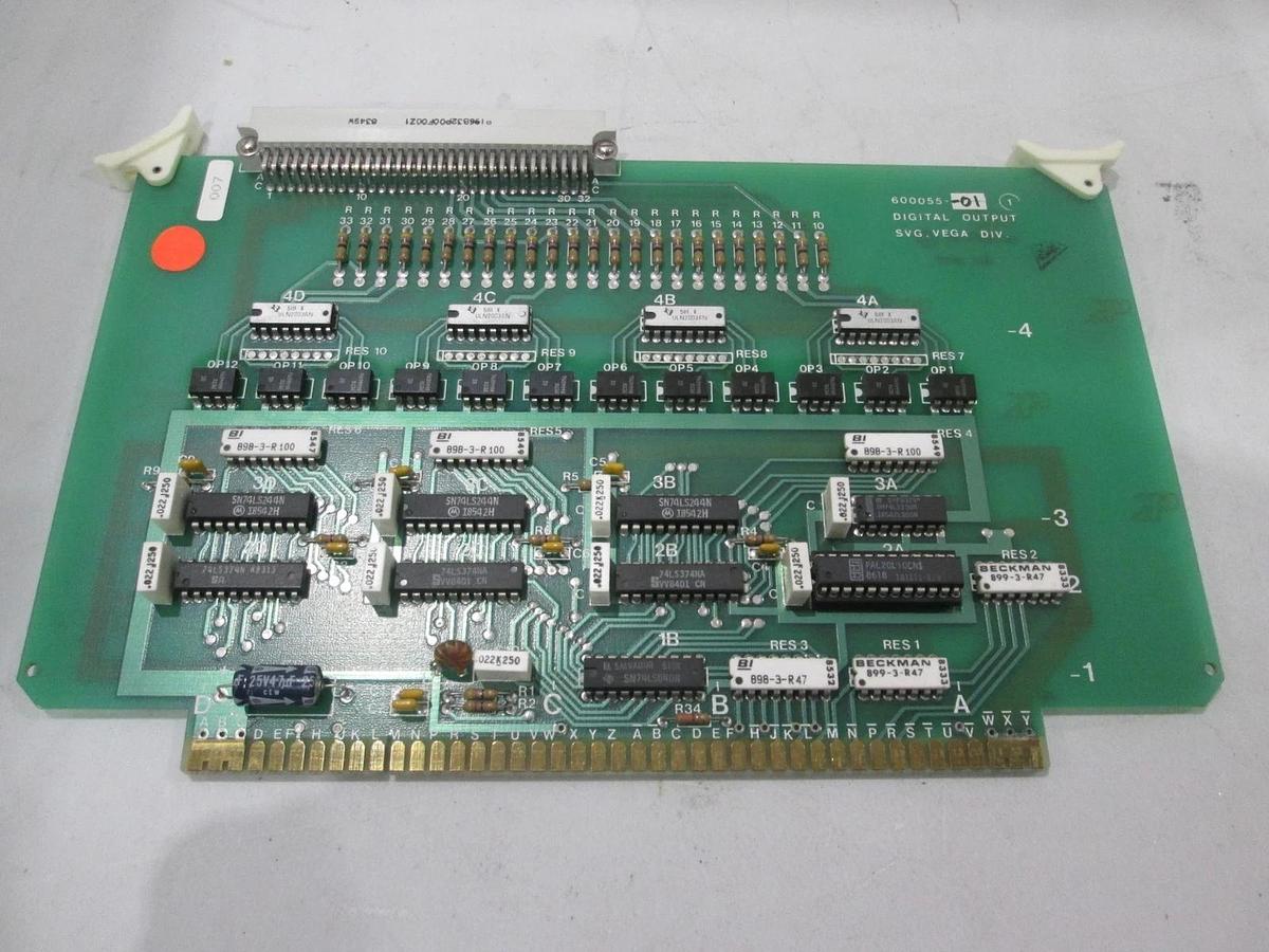 Used SVG, 600055-01, Digital Output PCB Assy, Used