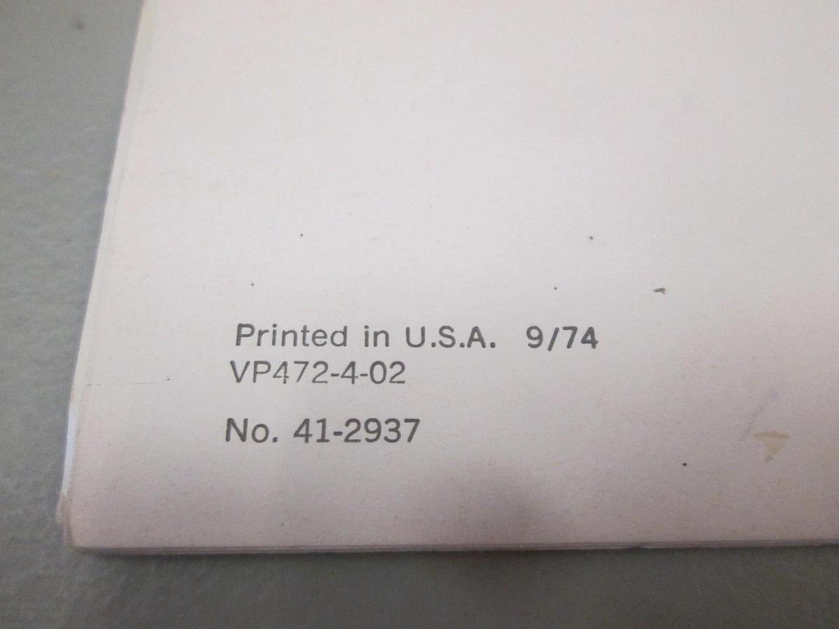Used Sargent-Welch, 41-2937DirecTorr Vacuum Pump Operation & Maintenance Manual, Used