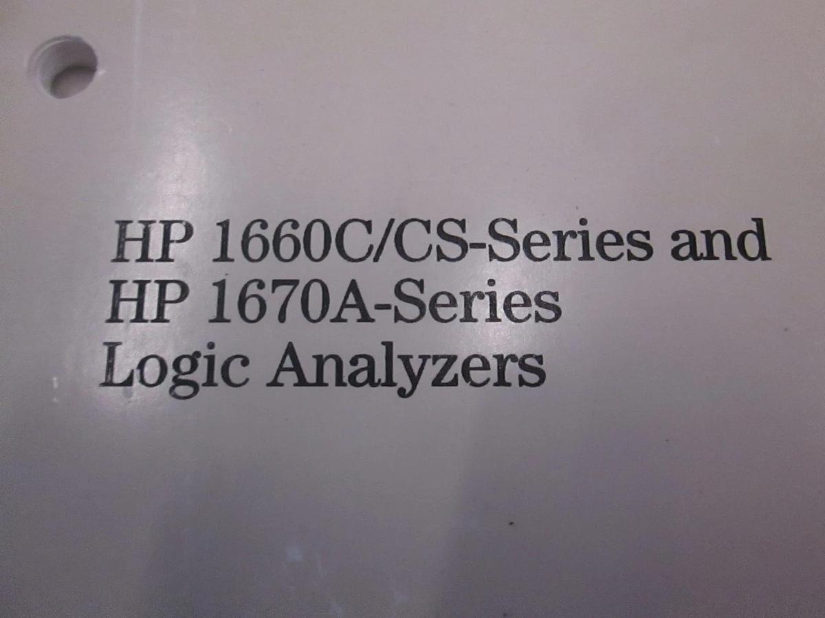 Used HP 1660C/CS-Series and 1670A-Series Logic Analyzers LAN User Guide, Used